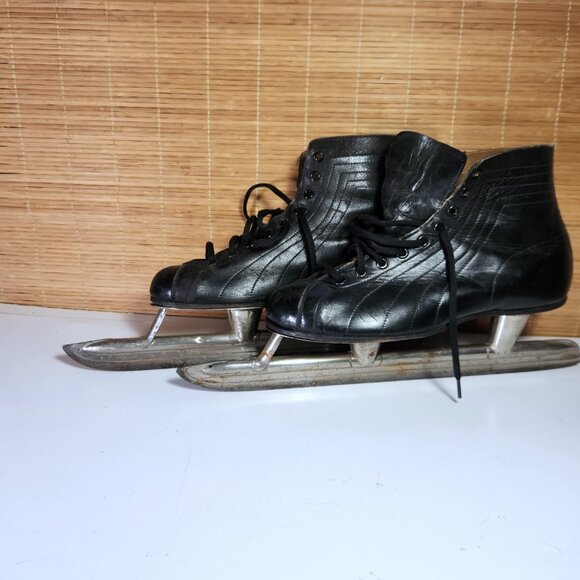 Daoust Canada Vintage Speed Skates Mens 9 Dunnes Lake Placid Blades incl. liners - Picture 8 of 16